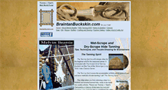 Desktop Screenshot of braintanbuckskin.com